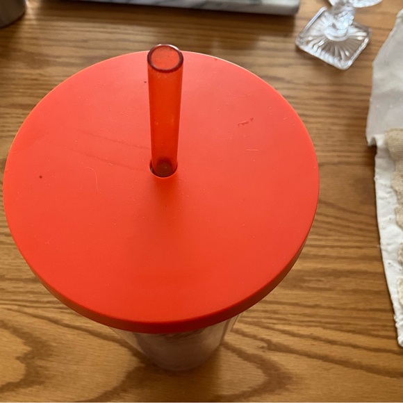 Starbucks 24 Oz Tumbler With Lid Straw Dream In Color Patches Coffee Cold Drinks - Picture 3 of 5